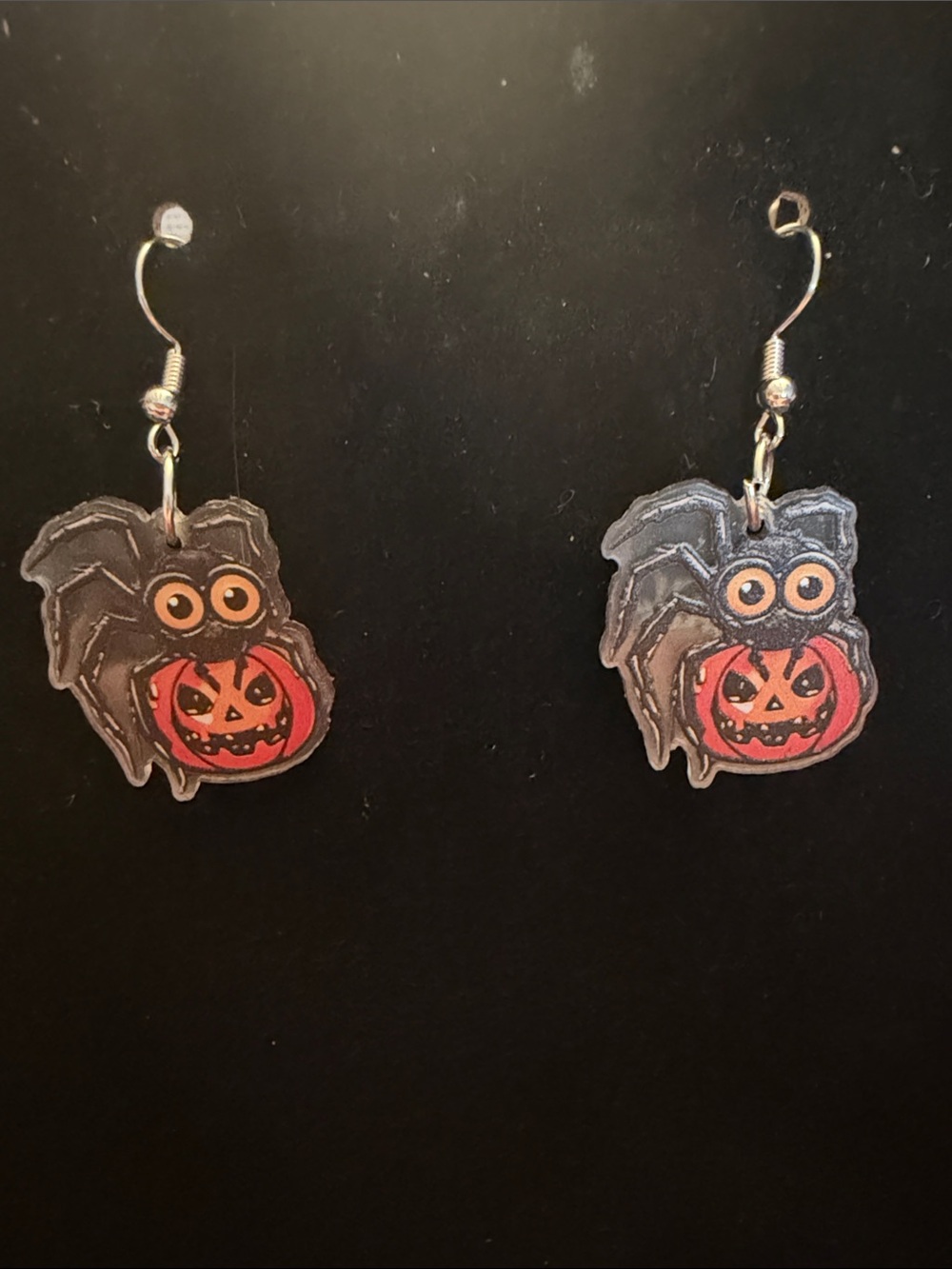 🎇Multi🎇Halloween Spider & Jack-O'-Lantern Earrings (3/$15)